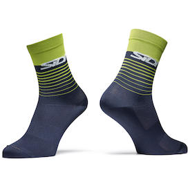 Socken Miami blue/lime