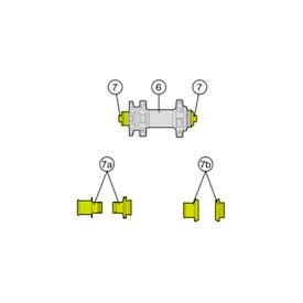 Endkappen-Kit für VISION Trimax 30 DB-CL