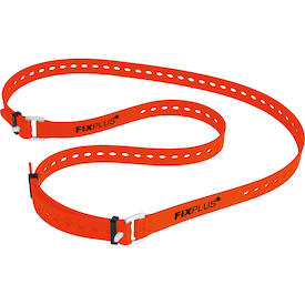 Spannband Set 86 cm mit Strapkeeper schwarz/orange