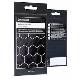 Reflektor-Sticker Hexagon