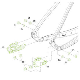 Schaltaugen-Set für eSPRESSO CITY LITE HG ab MY 2020