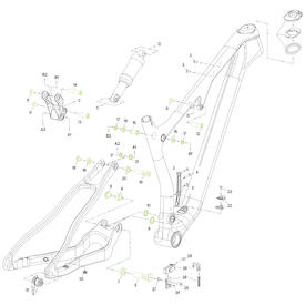 Bolzenkit inkl. Federbeinbolzen f. NINETY-SIX CF MY21