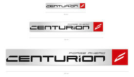 Aufkleber CENTURION FORGE AHEAD Logo