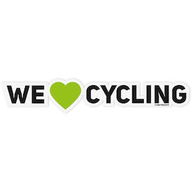 Aufkleber WE LOVE CYCLING