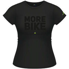 T-Shirt Lady MORE BIKE Edition Damen schwarz