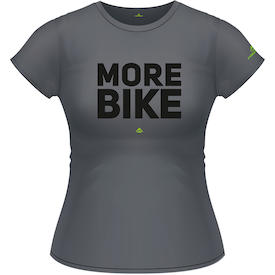 T-Shirt MORE BIKE Edition Damen grau