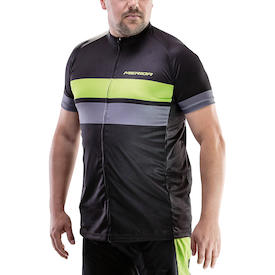 Trikot ACTIVE STRIPE Herren schwarz/grün