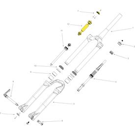 Druckstufe Kwik Toggle für 32 mm Gabeln