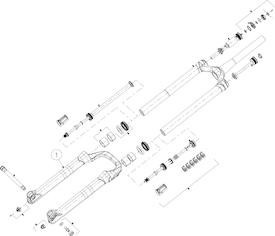 Tauchrohr Mattoc 3 Pro 29+ 110 Boost mattschwarz