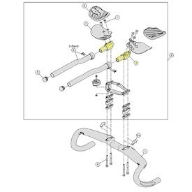 Verbindungsstück für Metron 4D Flat M.A.S. Armauflagen