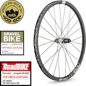 Laufrad GR 1600 Spline Black Disc 27,5" 25 mm