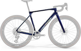 Rahmenkit MISSION 10K transparent blue carbon ud(silver)