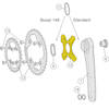 Spider für 2-fach Modular Kurbelgarnituren