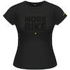 T-Shirt Lady MORE BIKE Edition Damen schwarz