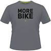 T-Shirt MORE BIKE Edition Herren grau