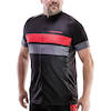 Trikot ACTIVE STRIPE Herren schwarz/rot