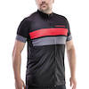 Trikot ACTIVE STRIPE Herren schwarz/rot